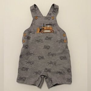 💥4/$20💥 Pekkle Tractor Gray Toddler Ovetalls
